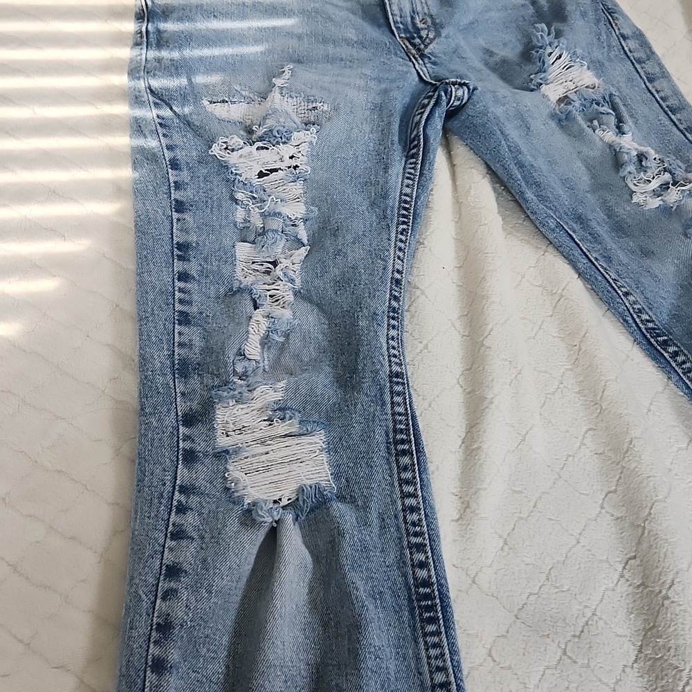 511 Slim Fit Levi’s Flex Men's Jeans 30x30 Distressed Denim Y2k Street wear - Picture 6 of 14